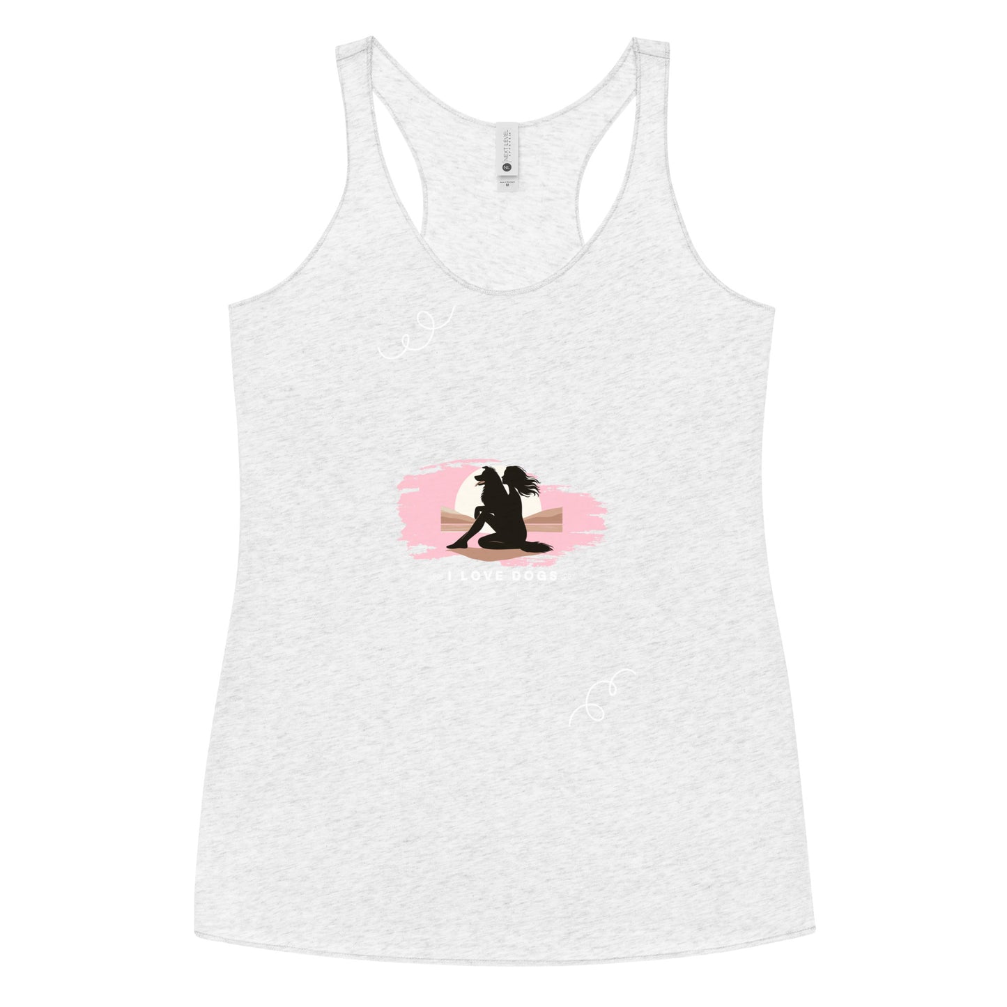 I Love Dogs Women's Racerback Tank