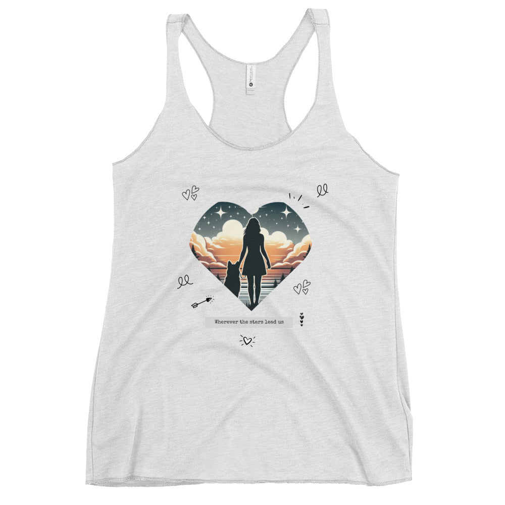 Wherever the Stars Lead Us Women's Racerback Tank