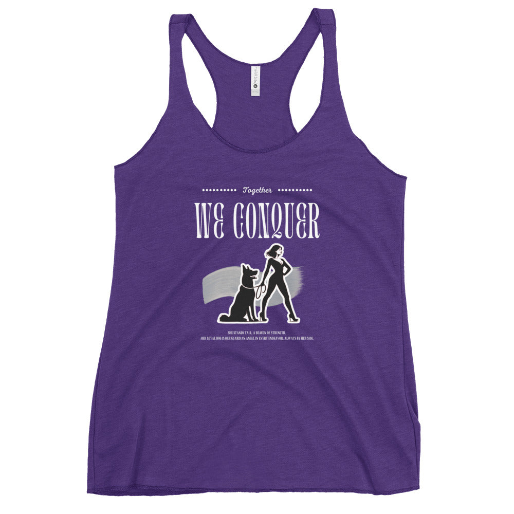 Together We Conquer Women's Racerback Tank