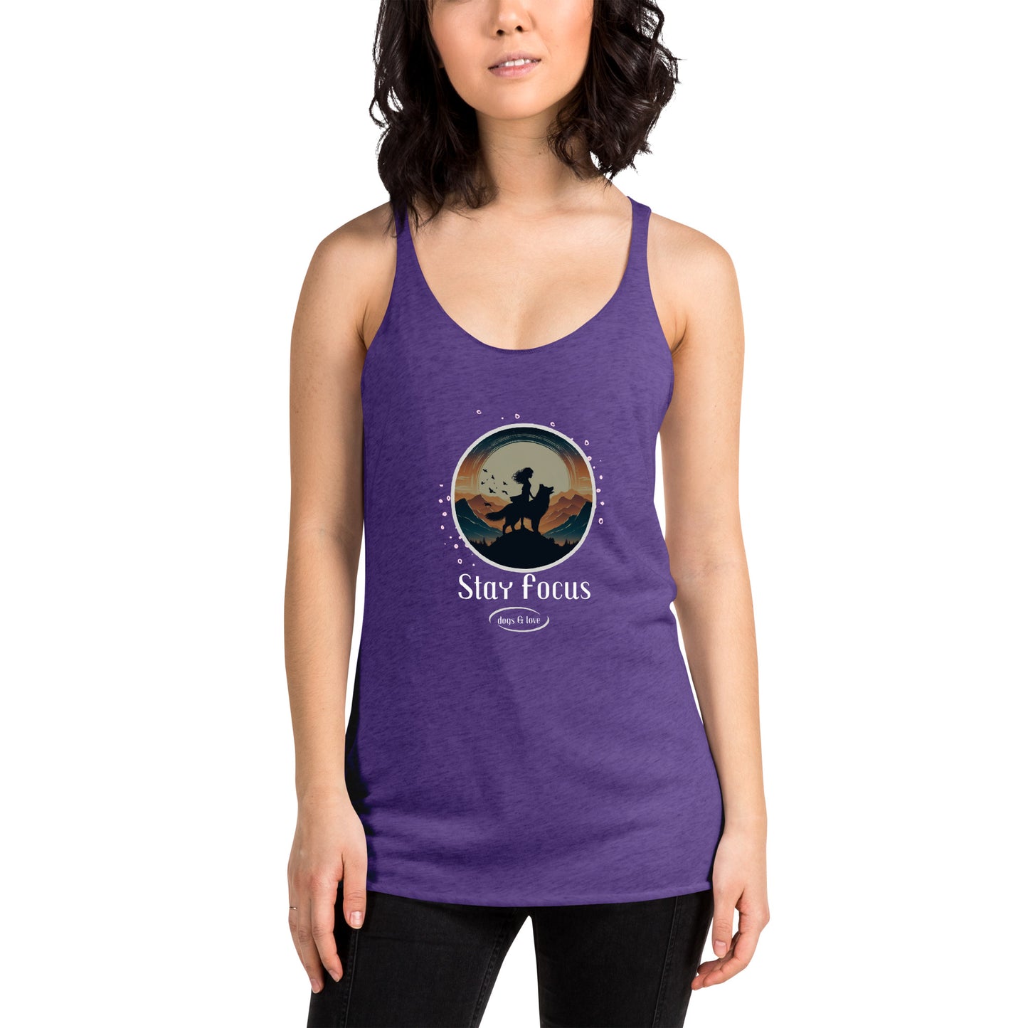 Stay Focus Women's Racerback Tank