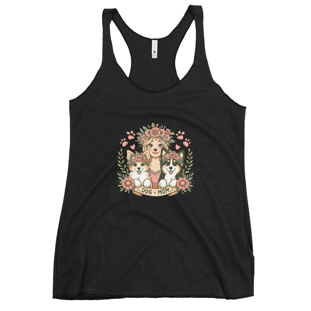 Dog Mom Women's Racerback Tank