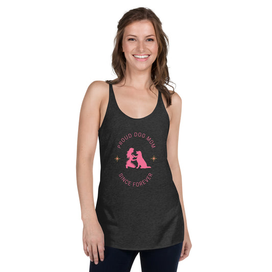 Proud Dog Mom Women's Racerback Tank