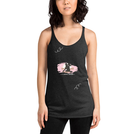 I Love Dogs Women's Racerback Tank