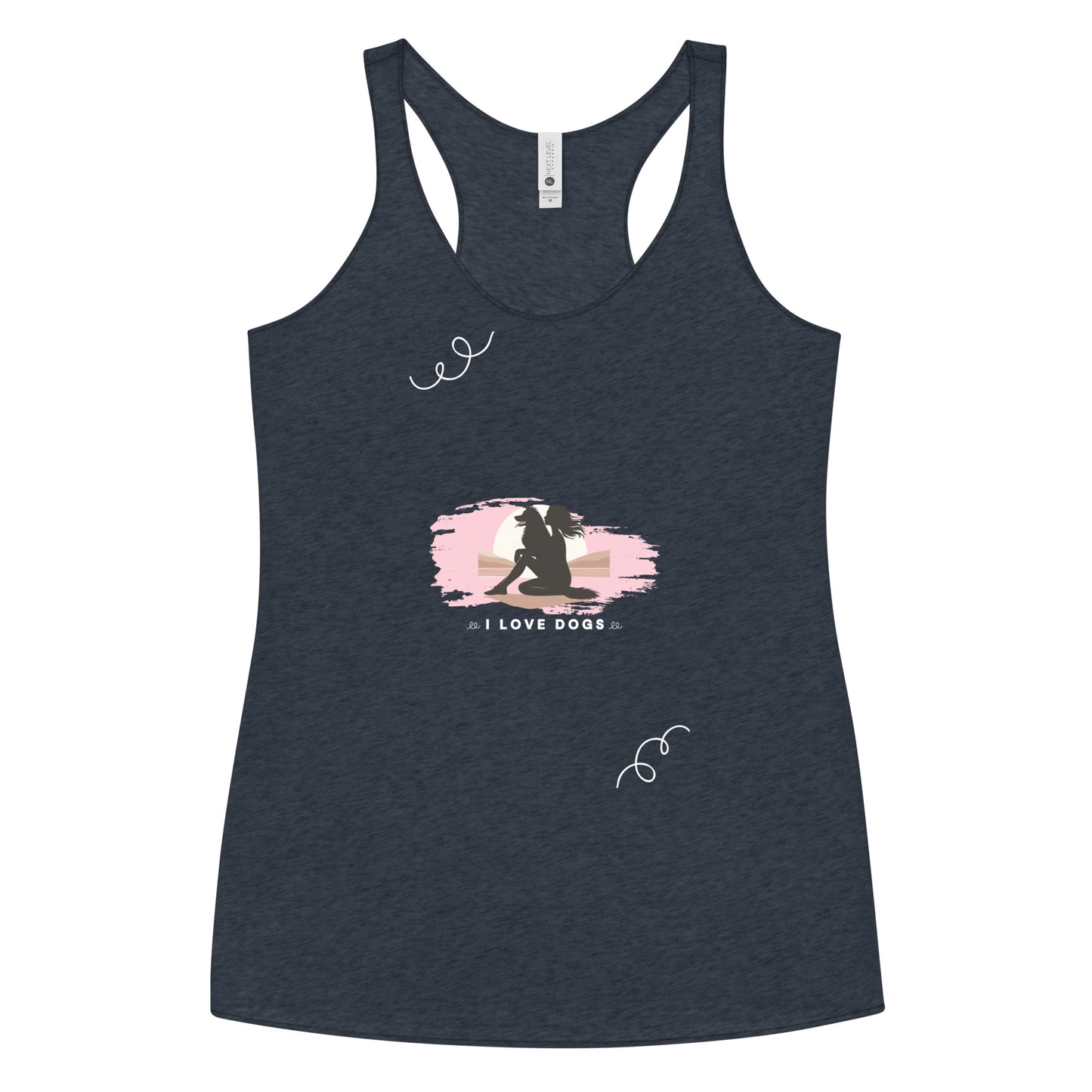 I Love Dogs Women's Racerback Tank