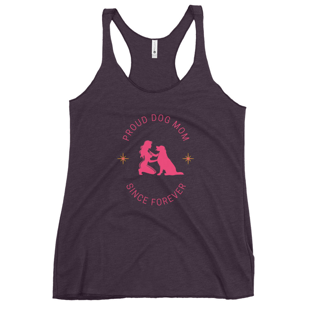 Proud Dog Mom Women's Racerback Tank