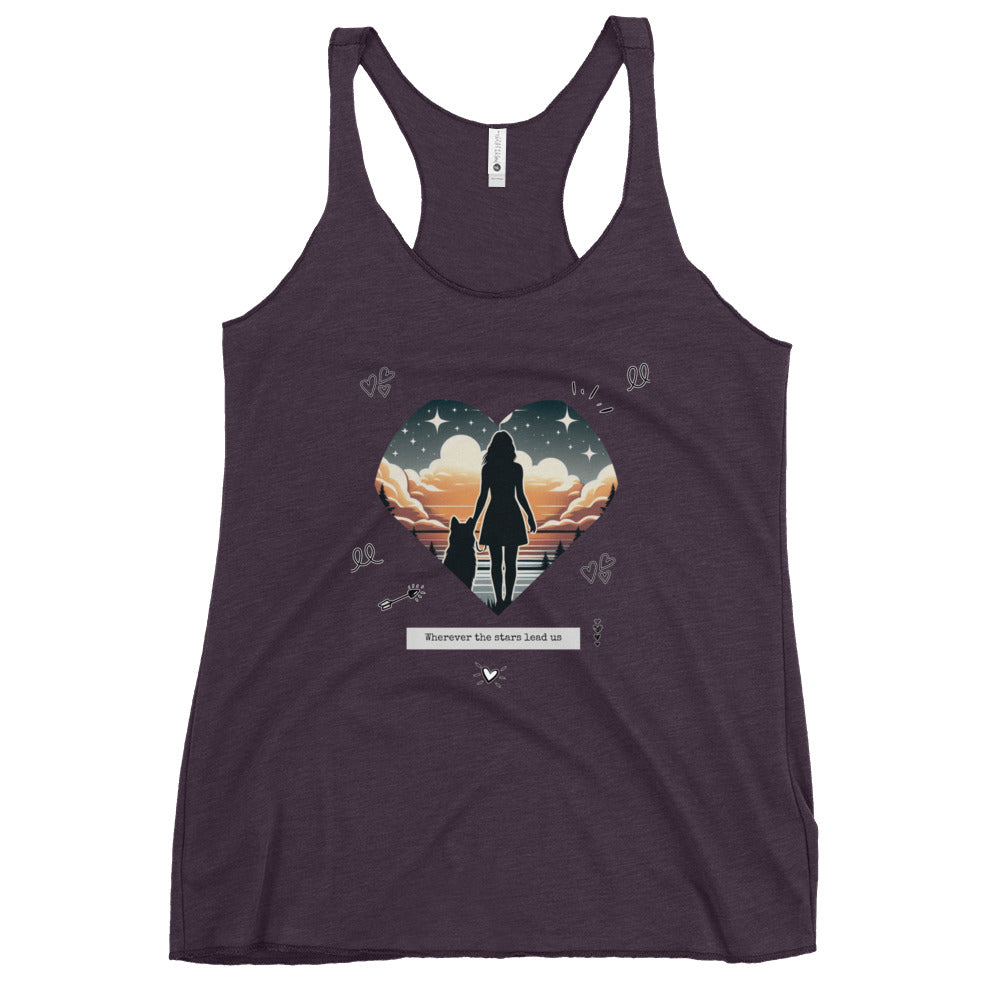 Wherever the Stars Lead Us Women's Racerback Tank