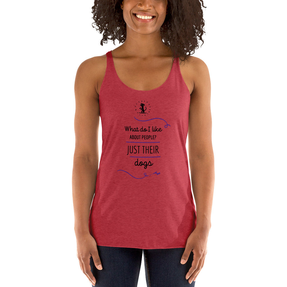 What Do I Like About People? Women's Racerback Tank