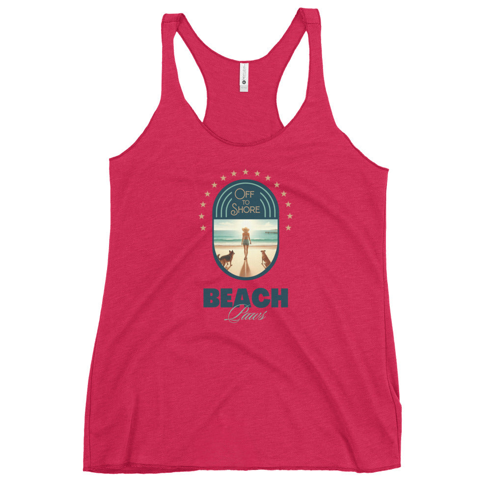 Beach Paws Women's Racerback Tank