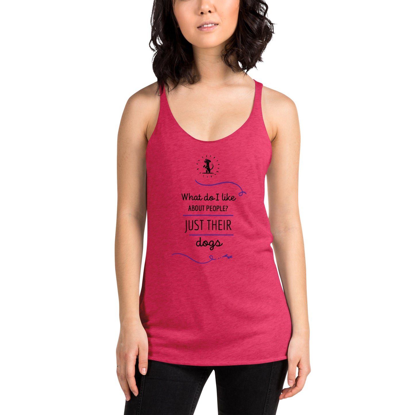 What Do I Like About People? Women's Racerback Tank