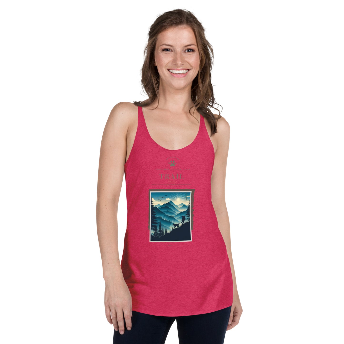 Trail Tails: Adventure Together Women’s Racerback Tank