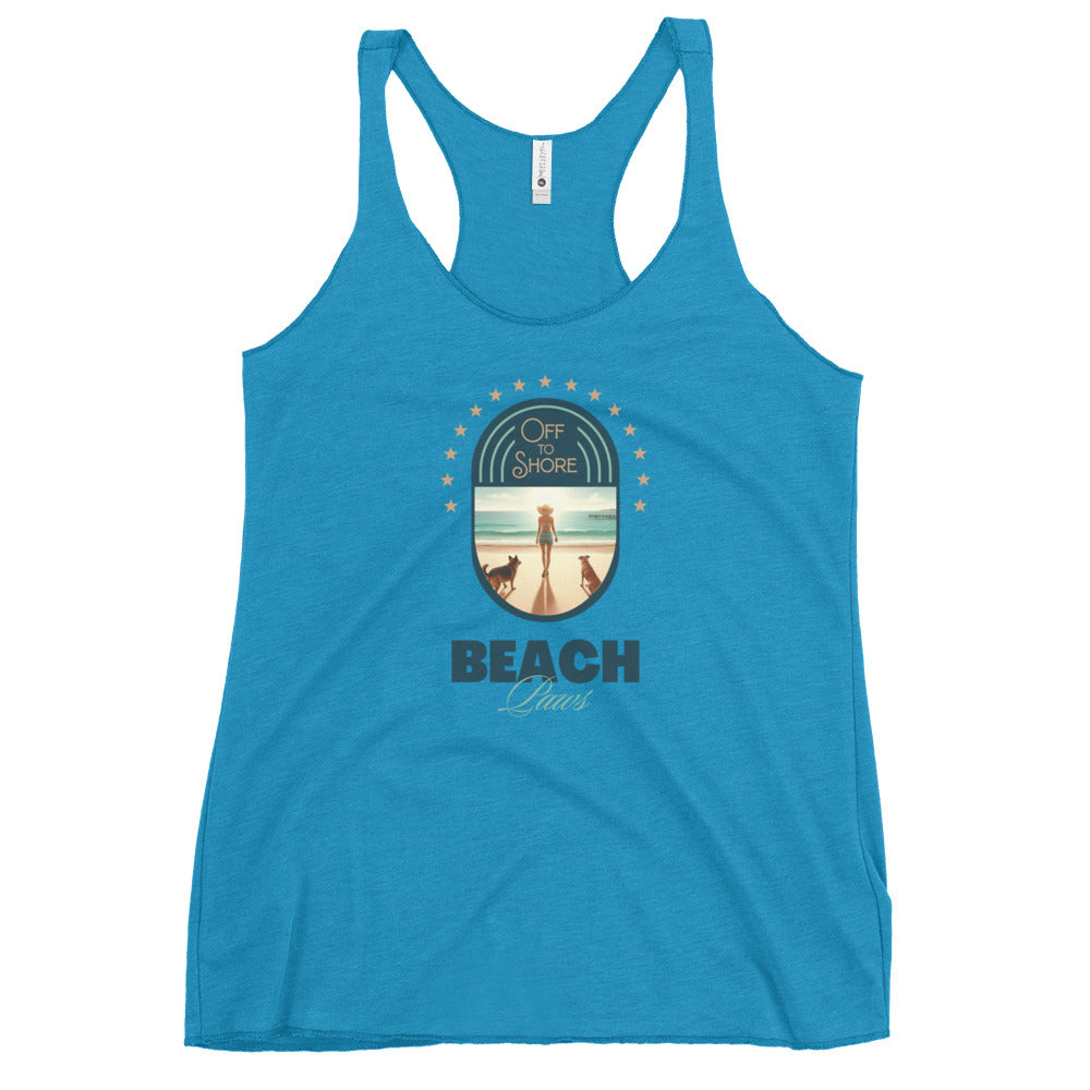 Beach Paws Women's Racerback Tank