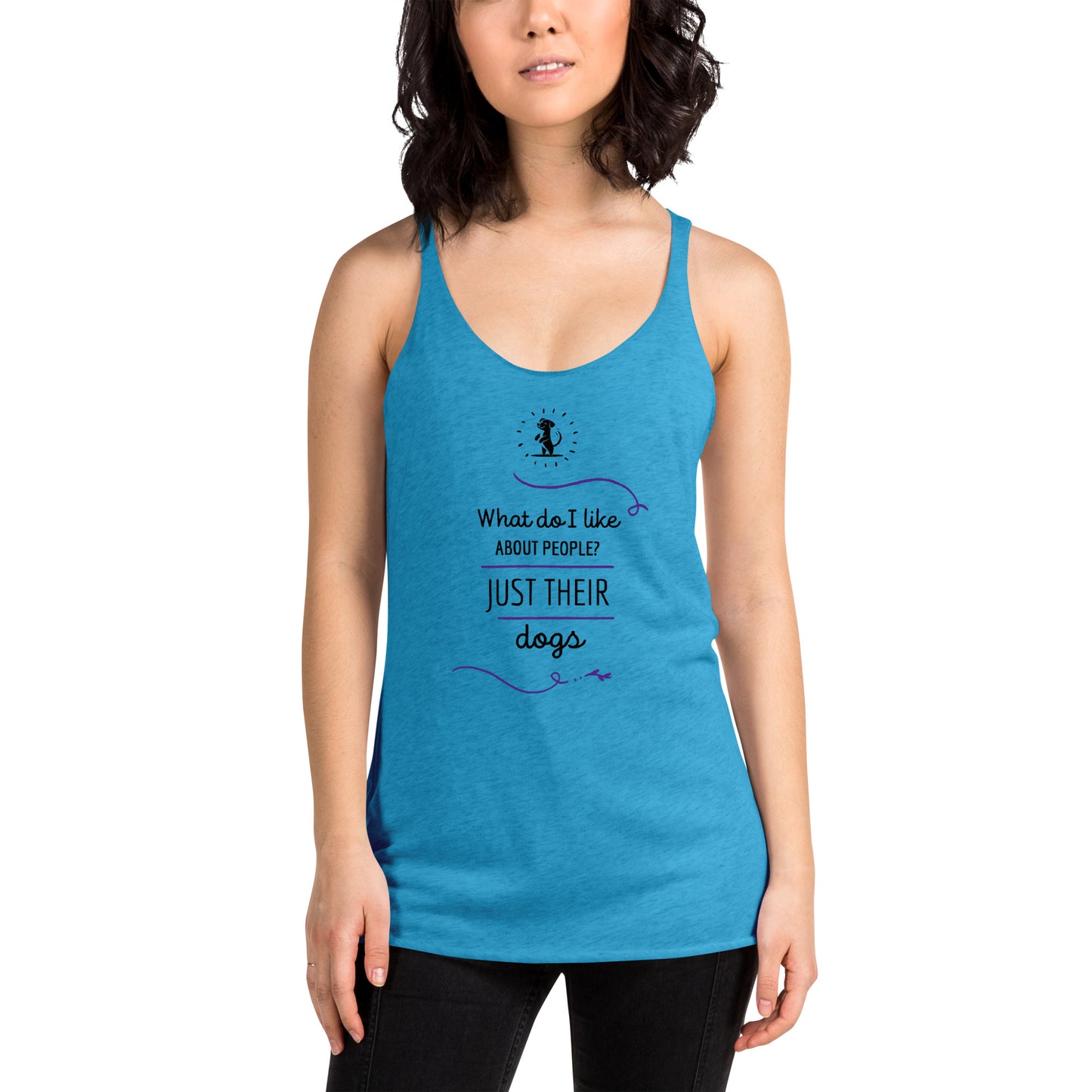 What Do I Like About People? Women's Racerback Tank