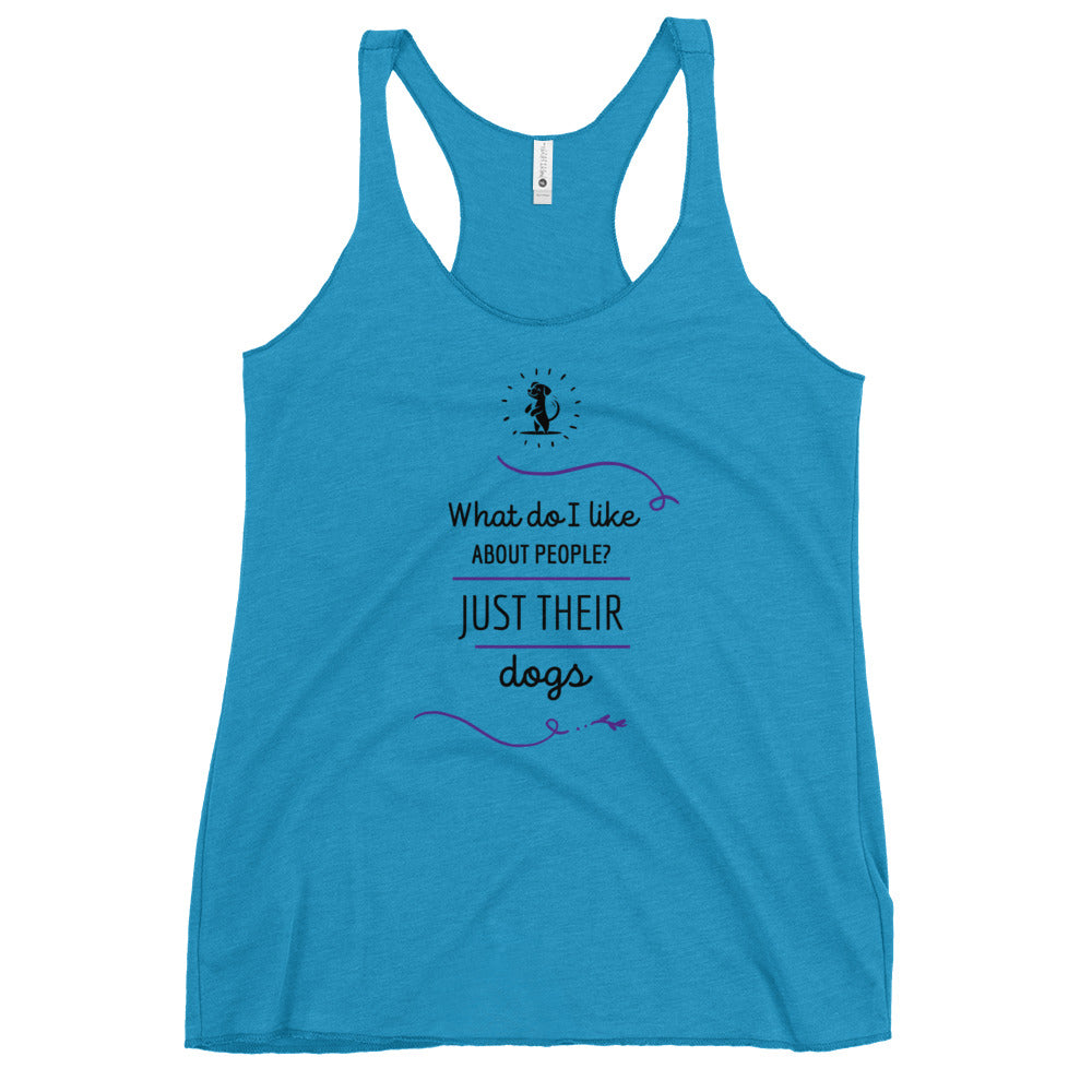 What Do I Like About People? Women's Racerback Tank