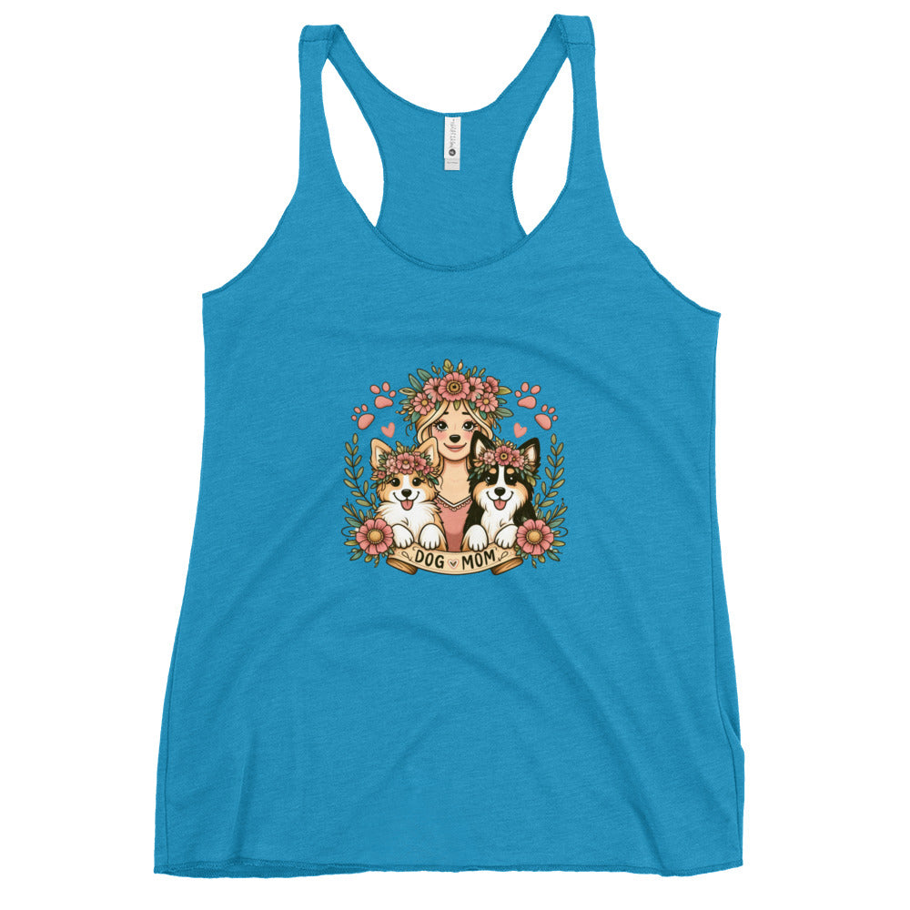 Dog Mom Women's Racerback Tank