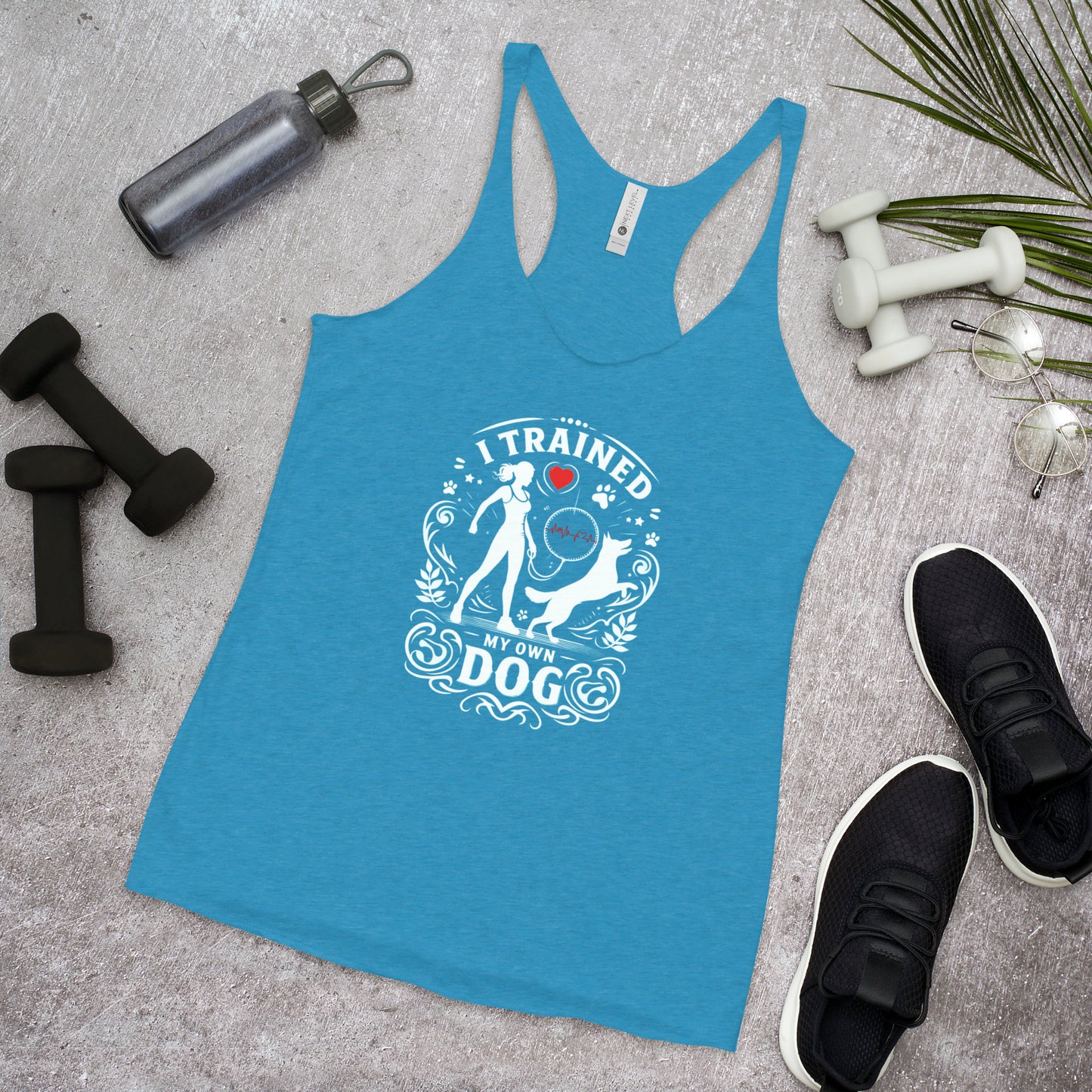 I Trained My Own Dog Women's Racerback Tank