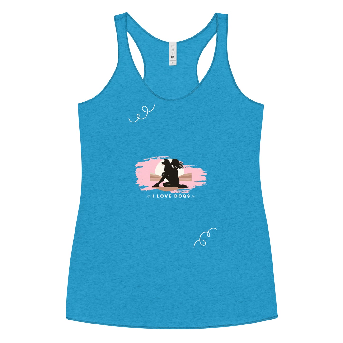 I Love Dogs Women's Racerback Tank