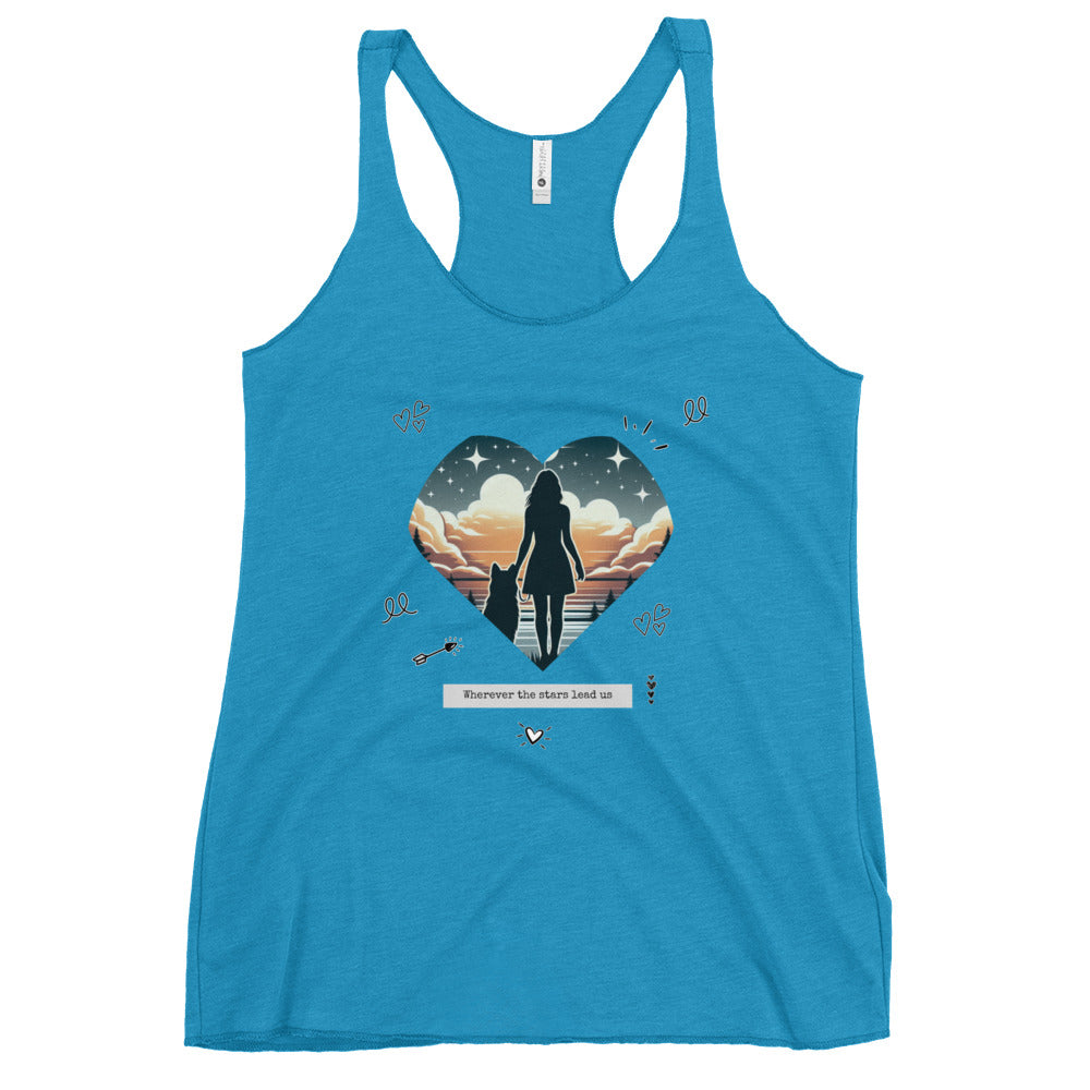 Wherever the Stars Lead Us Women's Racerback Tank