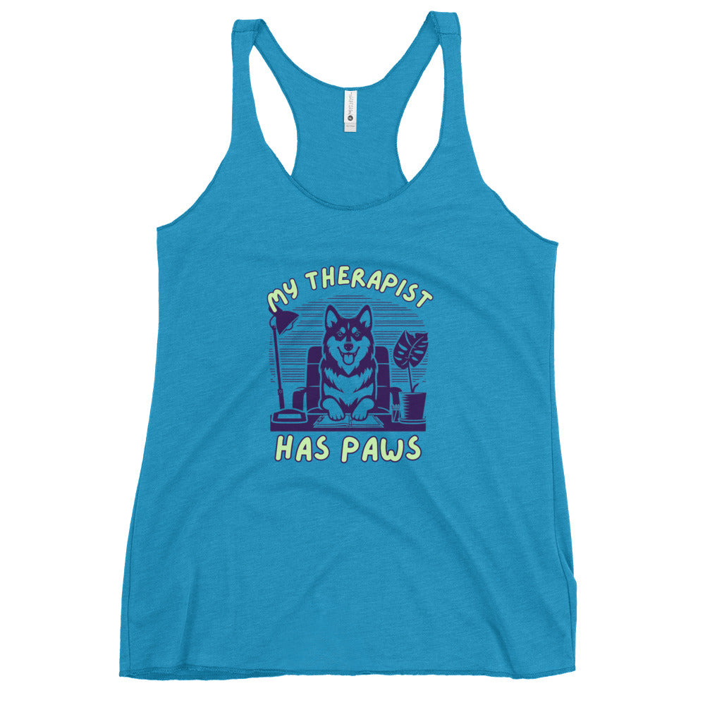 My Therapist Has Paws Women's Racerback Tank