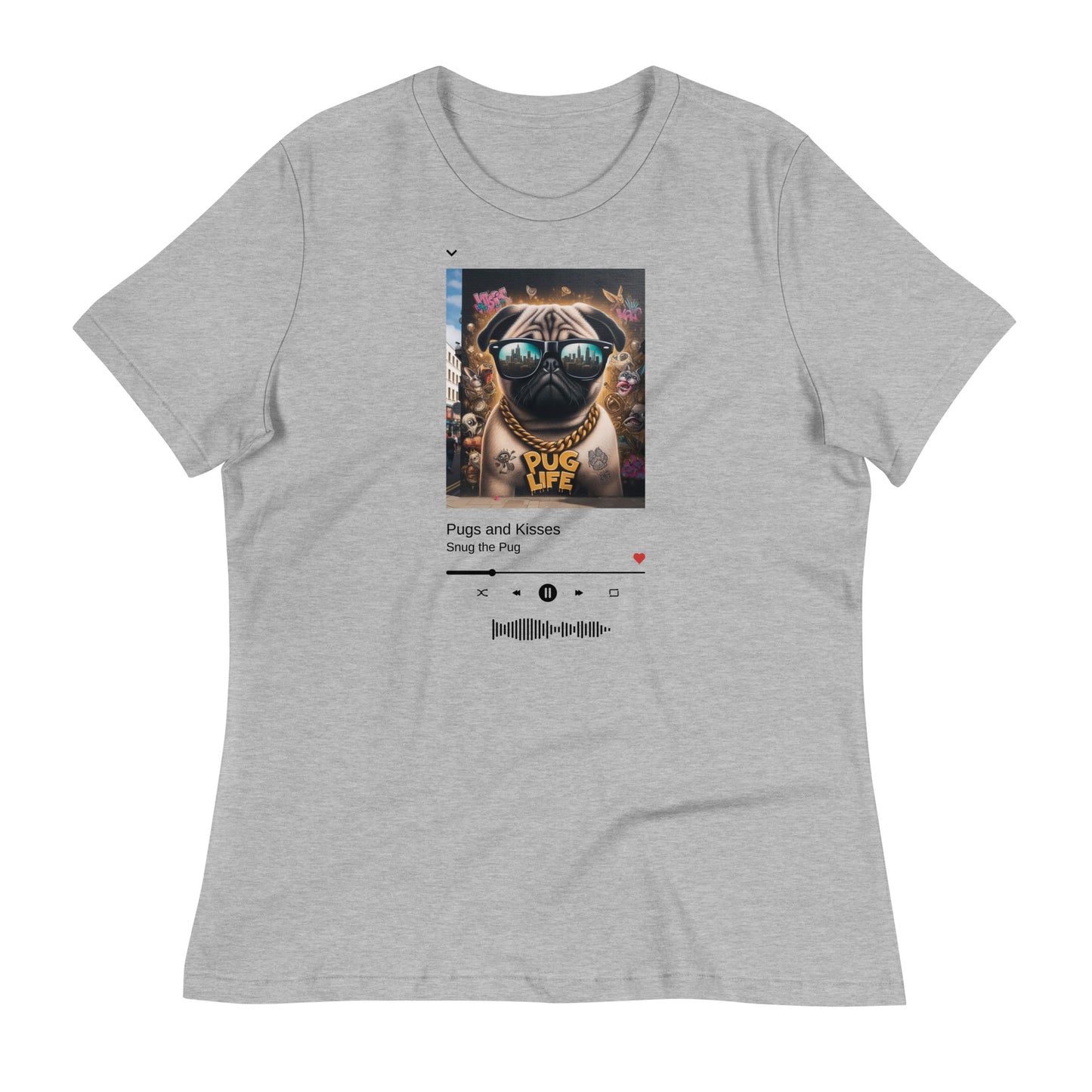 Pug Life Women's Relaxed T-Shirt