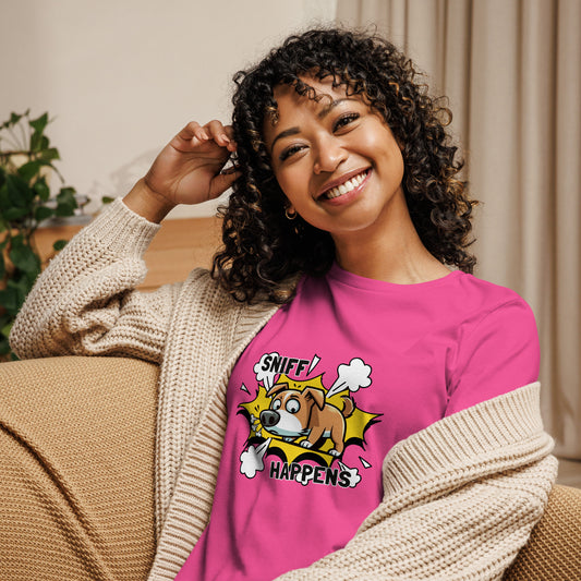 Sniff Happens Women's Relaxed T-Shirt