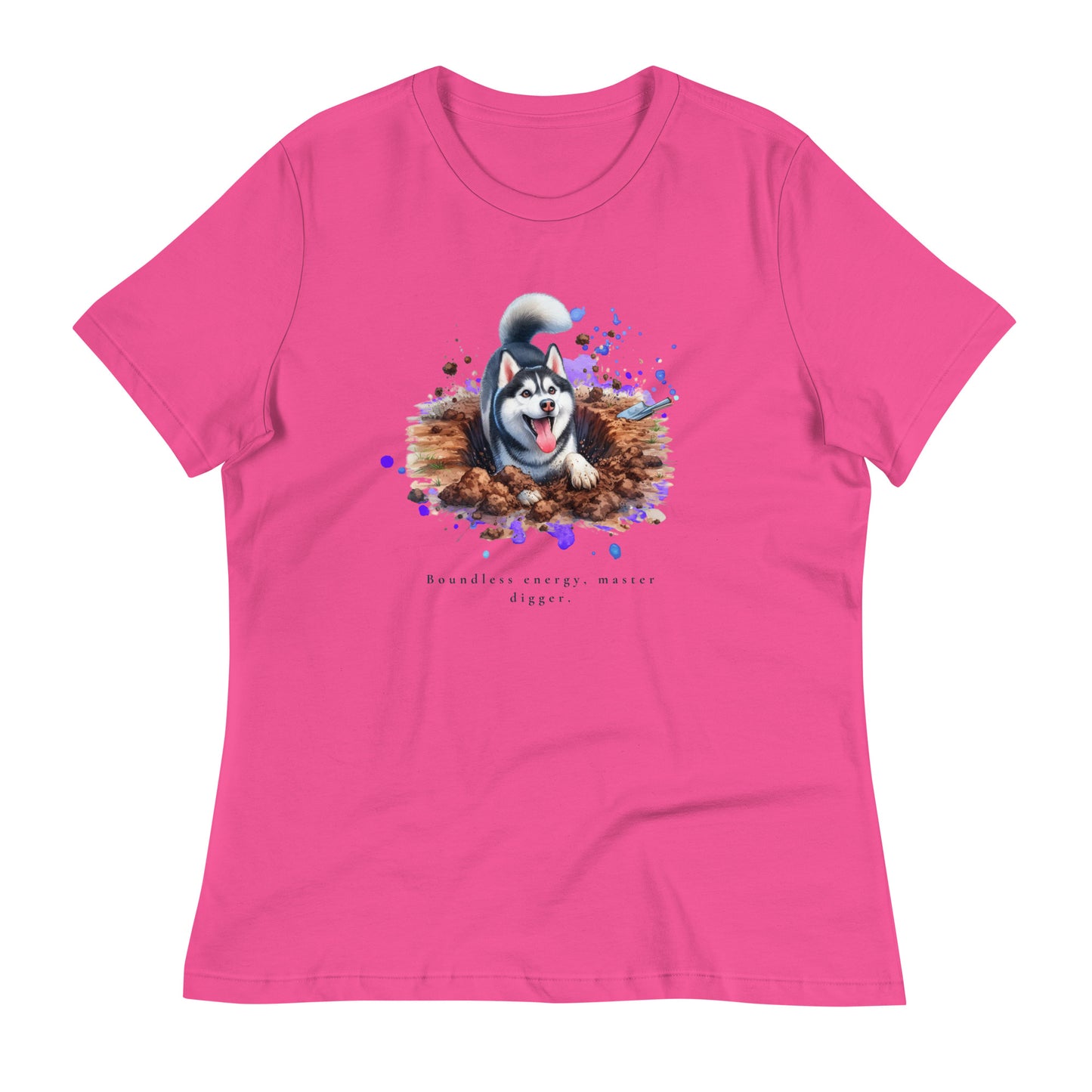 Husky Master Digger Women’s Relaxed T-Shirt