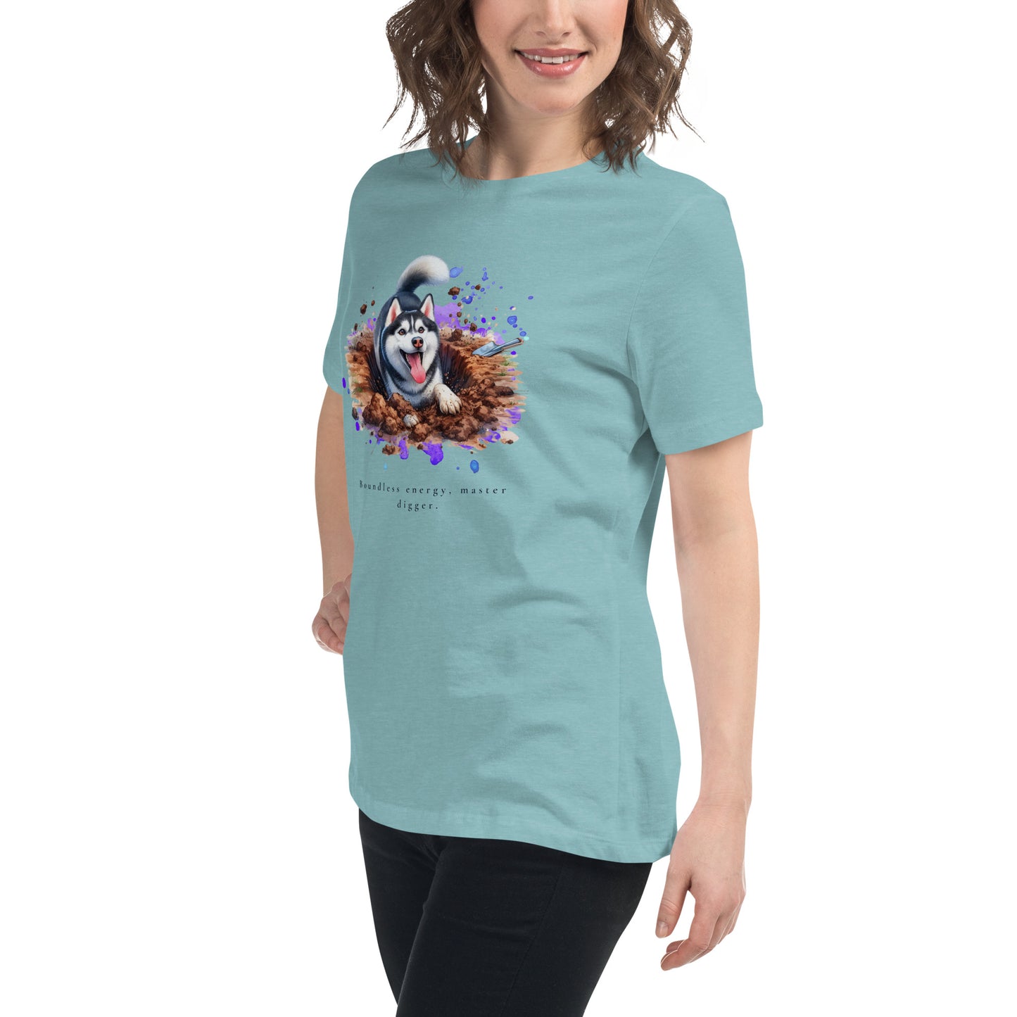 Husky Master Digger Women’s Relaxed T-Shirt