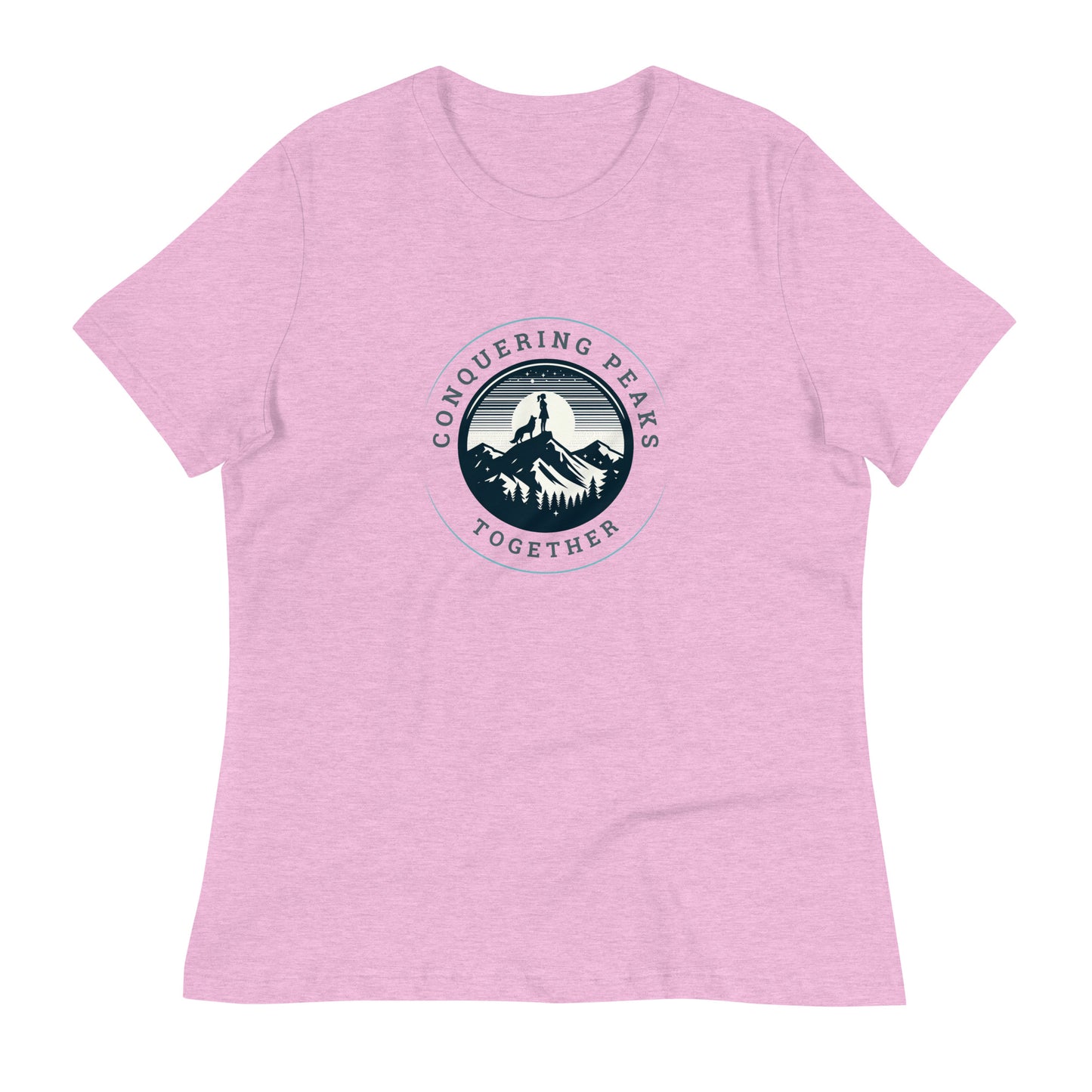 Conquering Peaks Together Women's Relaxed T-Shirt