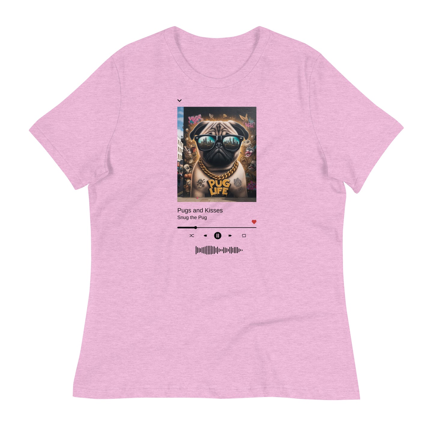 Pug Life Women's Relaxed T-Shirt