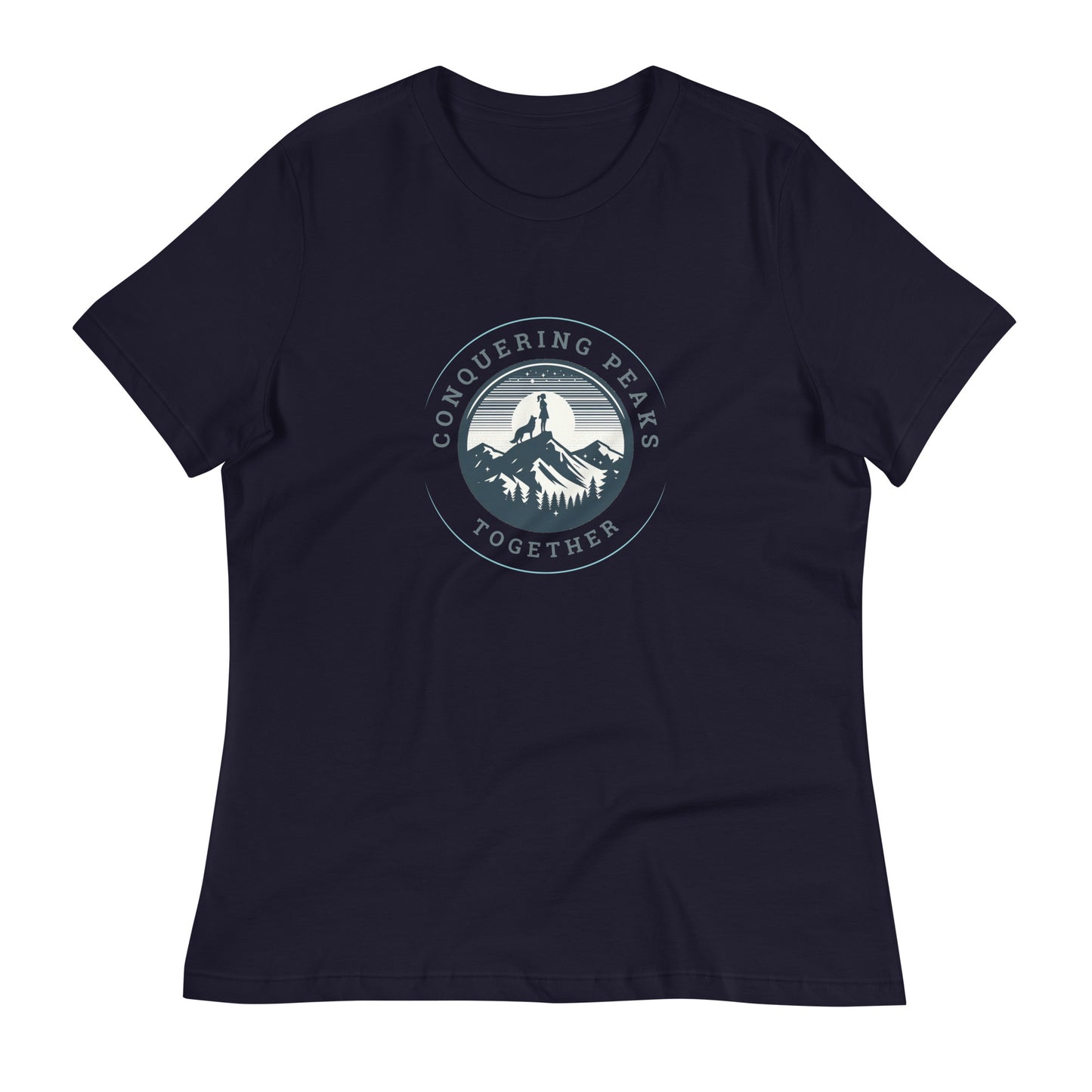 Conquering Peaks Together Women's Relaxed T-Shirt