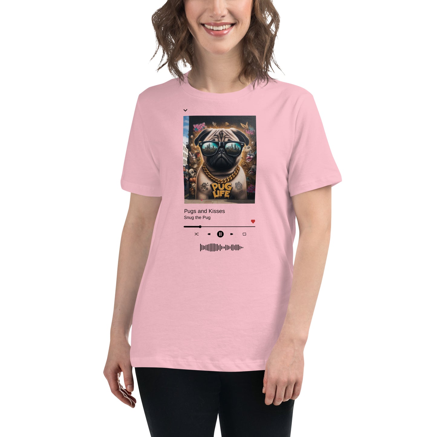 Pug Life Women's Relaxed T-Shirt