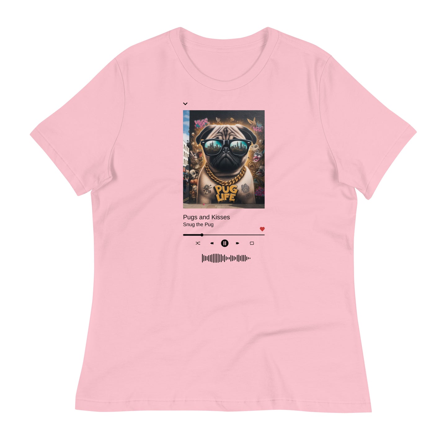 Pug Life Women's Relaxed T-Shirt