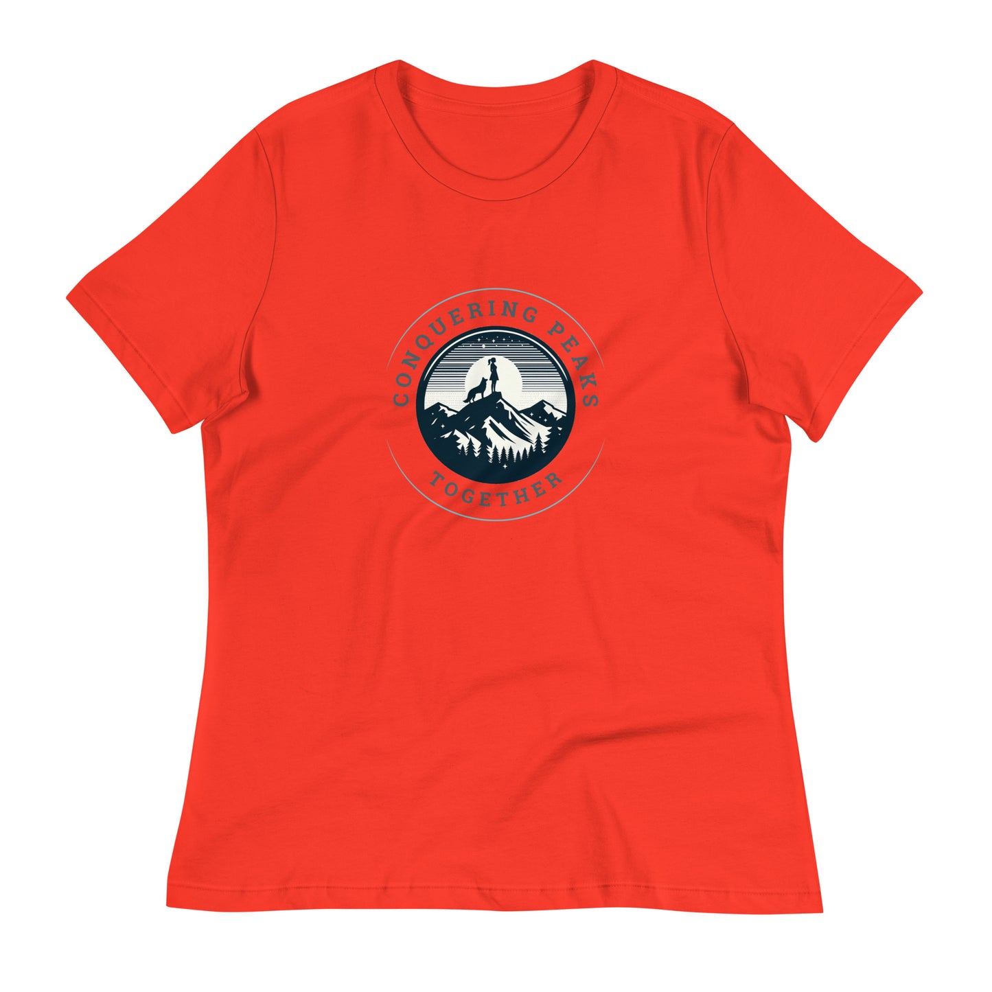 Conquering Peaks Together Women's Relaxed T-Shirt