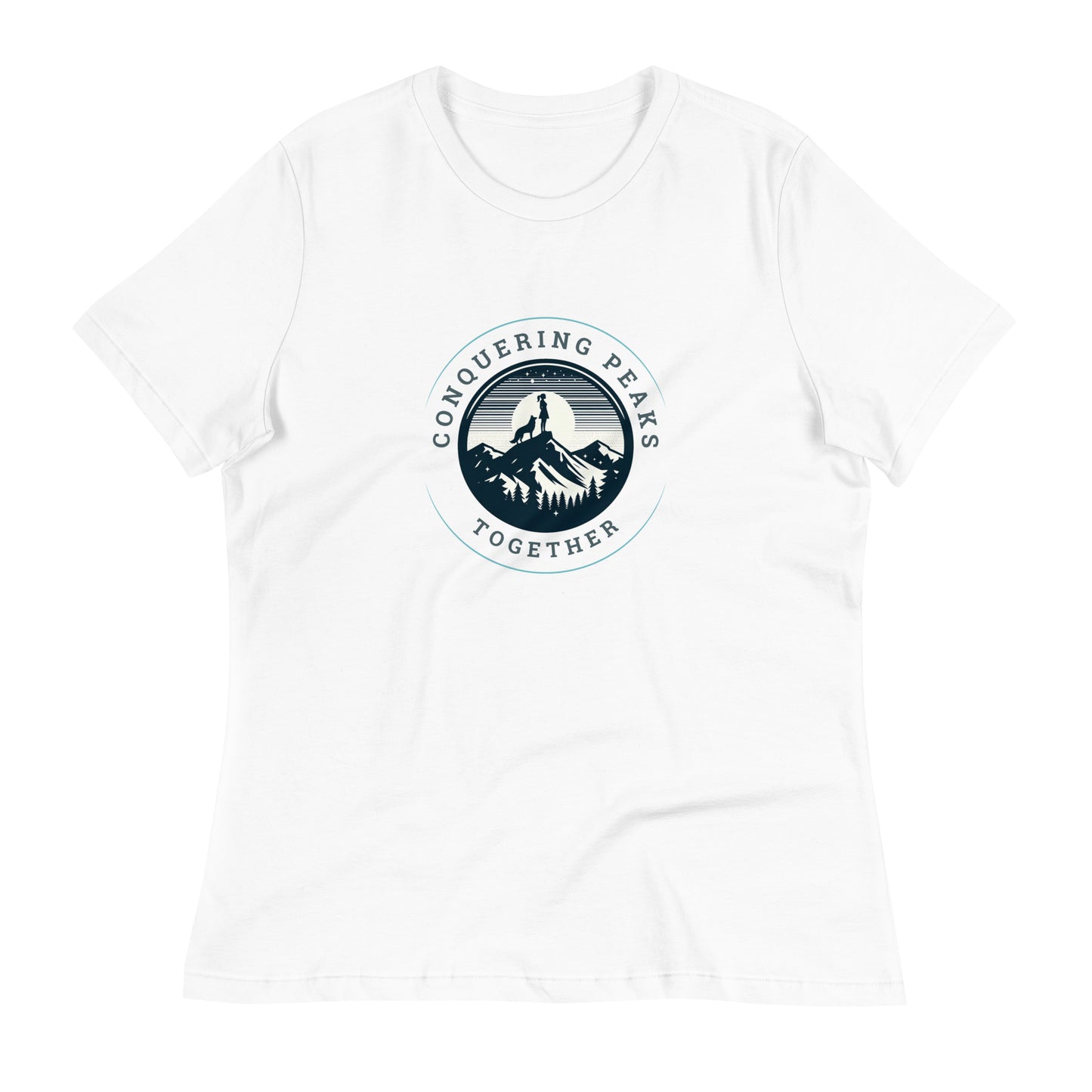 Conquering Peaks Together Women's Relaxed T-Shirt