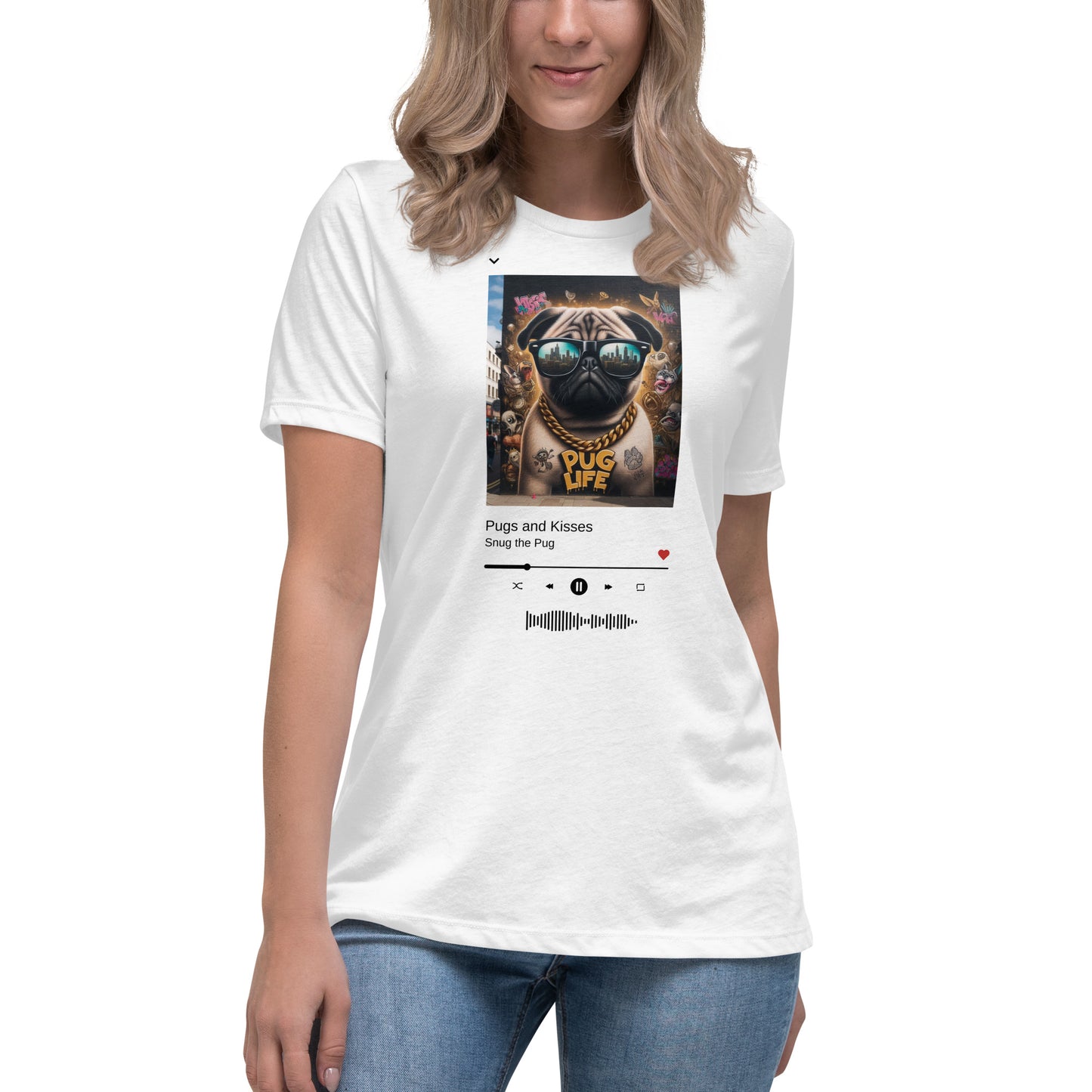 Pug Life Women's Relaxed T-Shirt