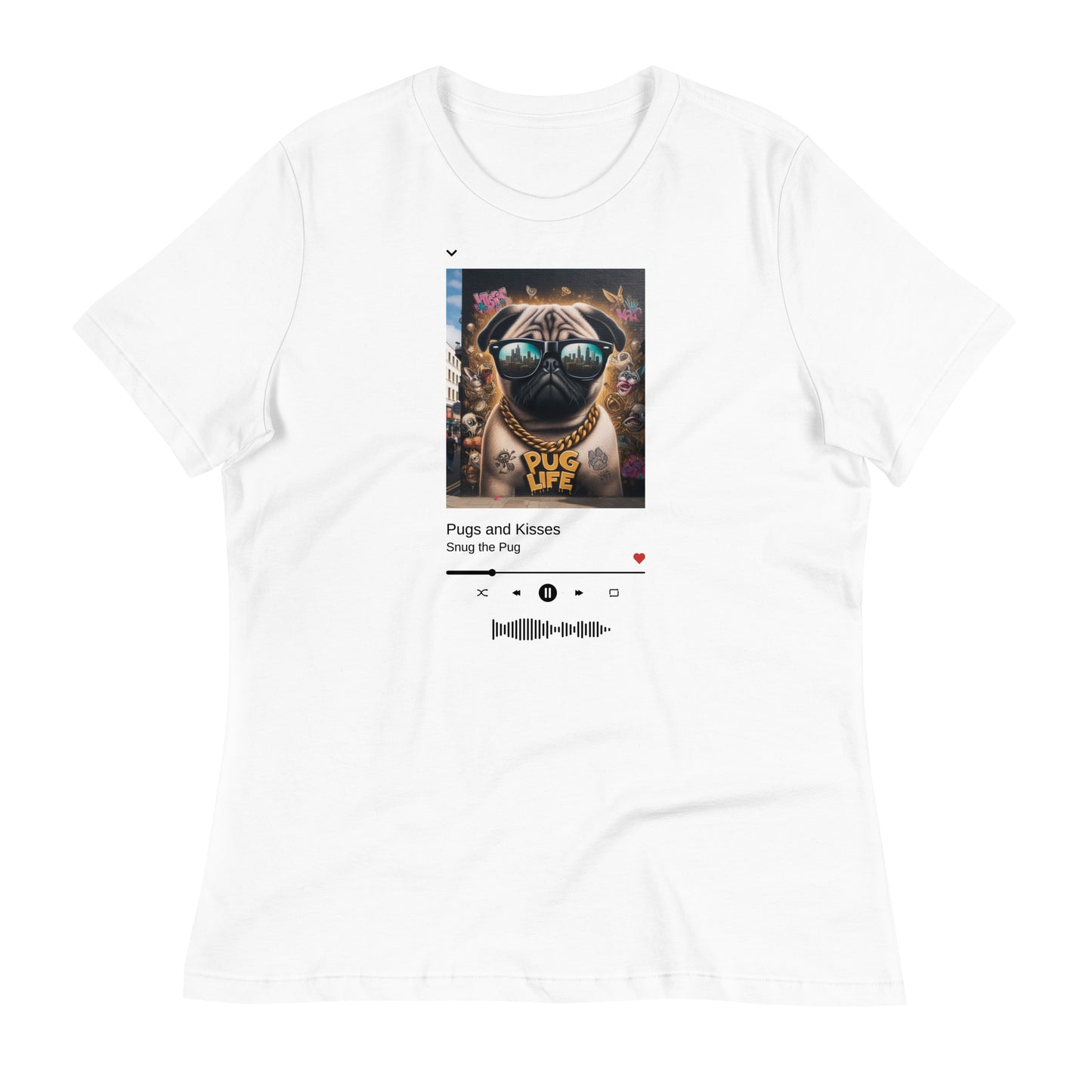 Pug Life Women's Relaxed T-Shirt